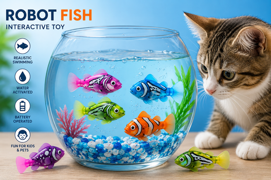 Robot Fish Interactive Toy: A Fun Swimming Toy for Kids and Pets